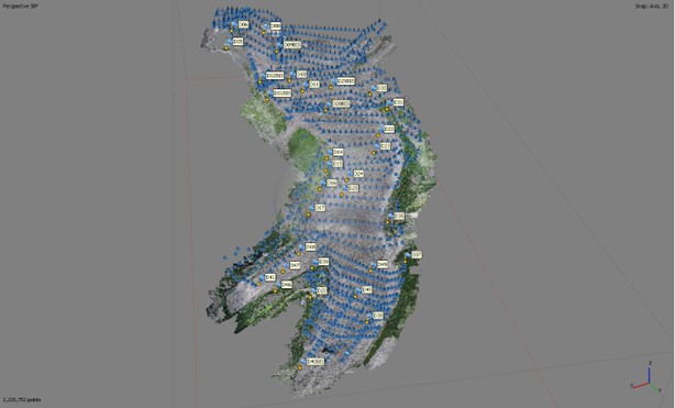 Sparse cloud result in Metashape