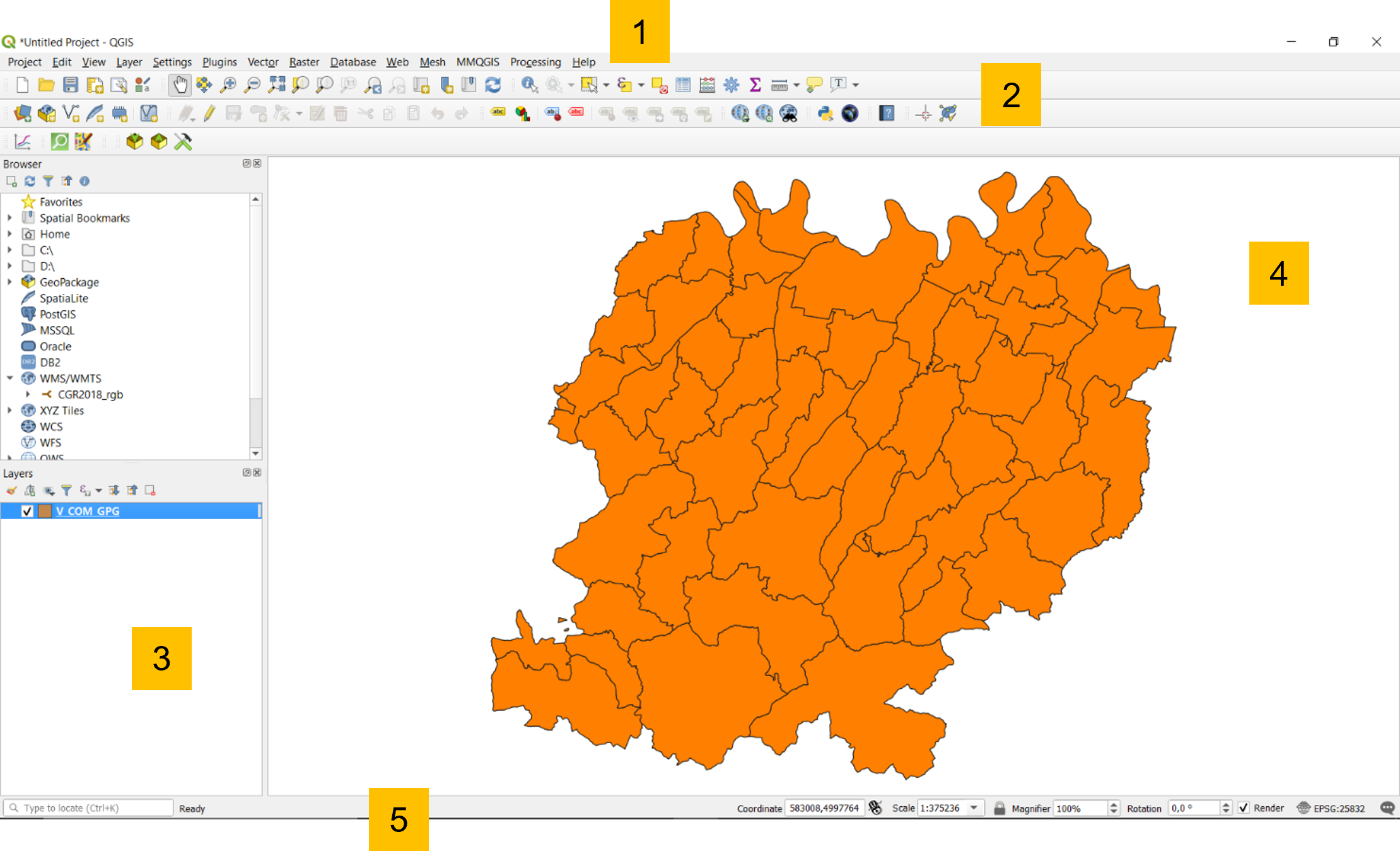 QGIS Graphic User Interface