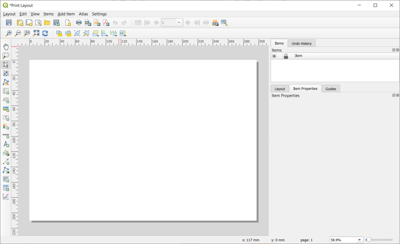 QGIS Layout composer